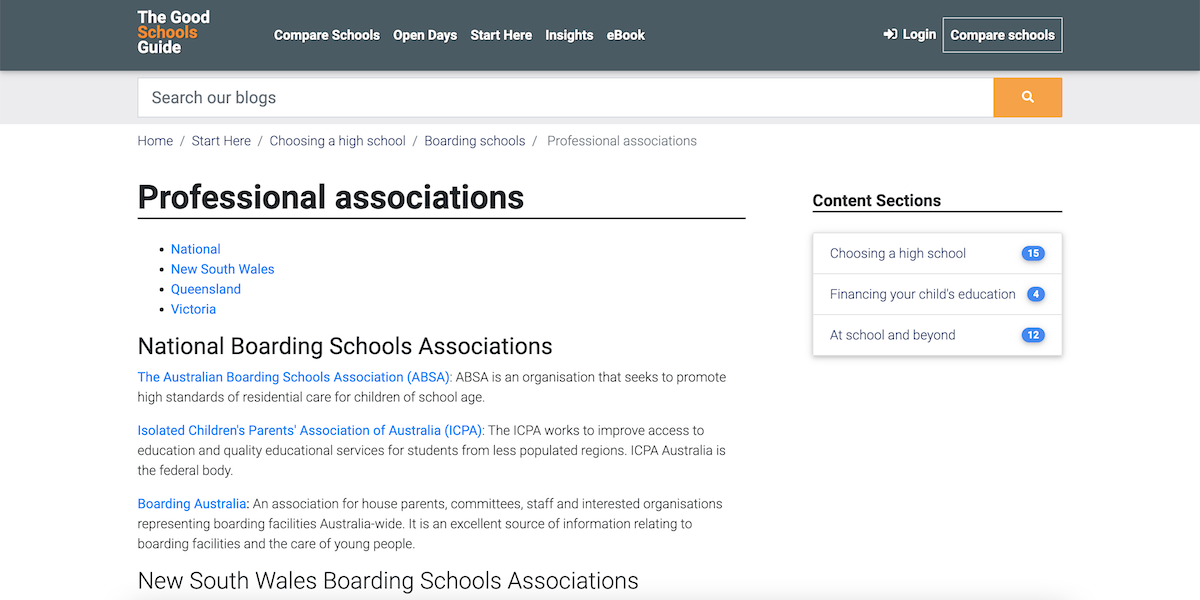 The Good Schools Guide