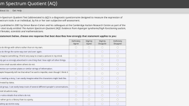 Autism-Spectrum Quotient Test