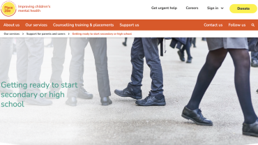 Getting ready to start secondary or high school